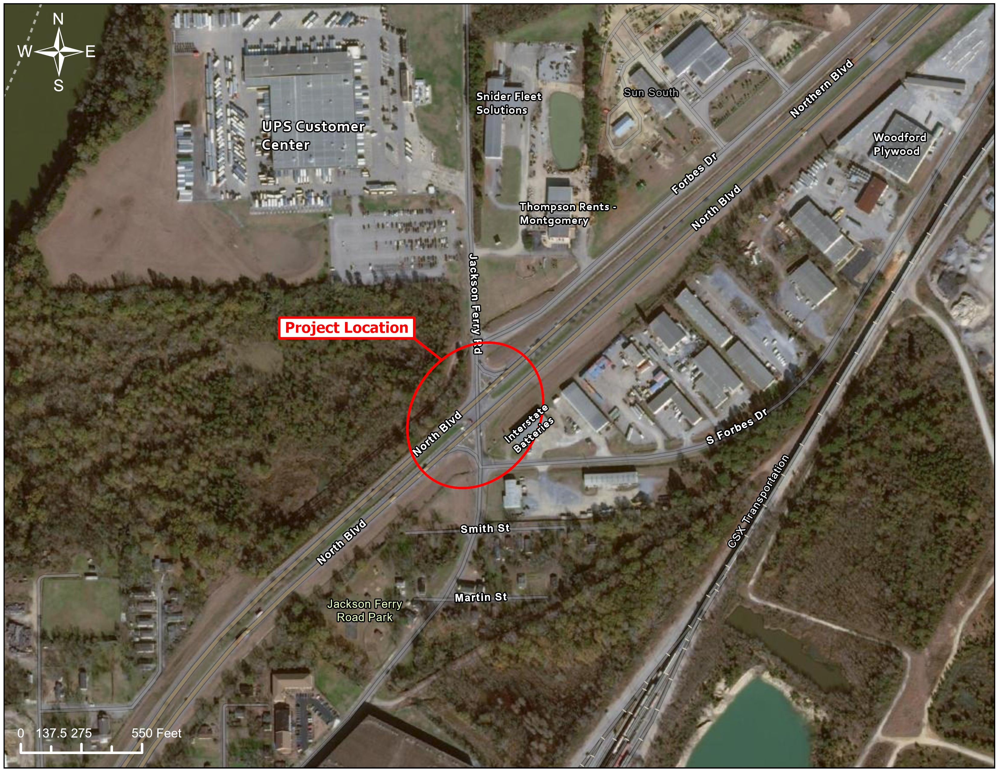 Jackson Ferry Vicinity