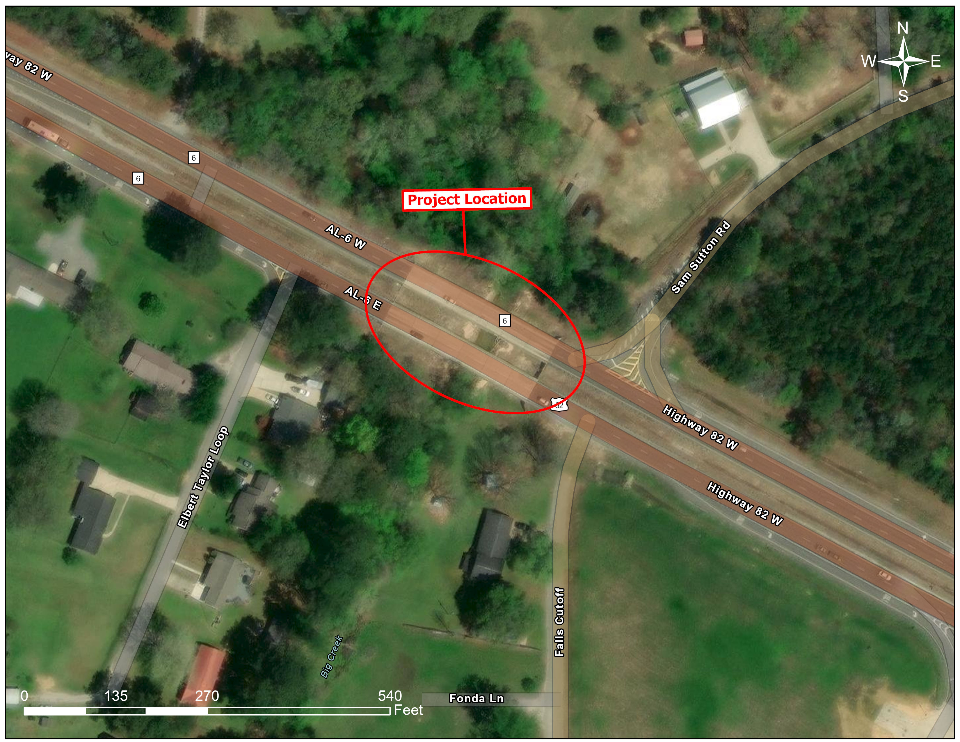 Big Creek Vicinity Map
