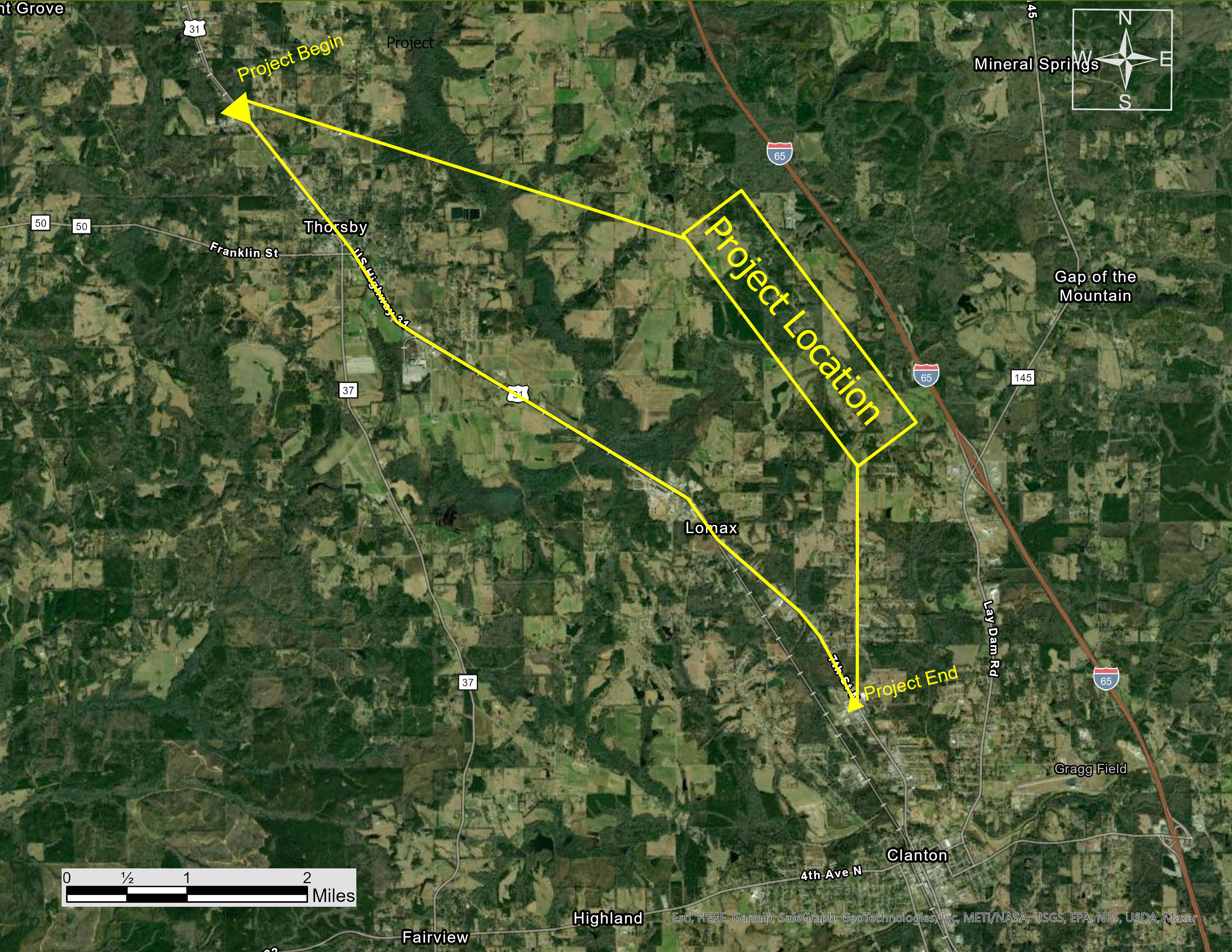 US-31 Road Diet, Town of Thorsby