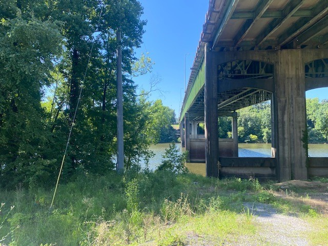 Image of the bridge from gound level